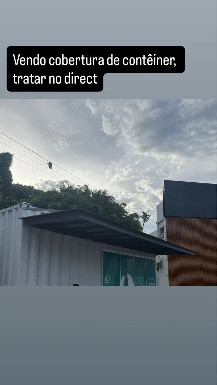 Toldo para container 6x1,50 polipropileno  - Foto 2