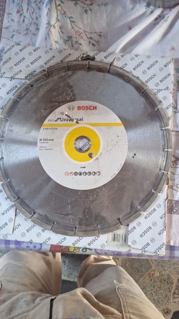 Disco para cortar concreto 