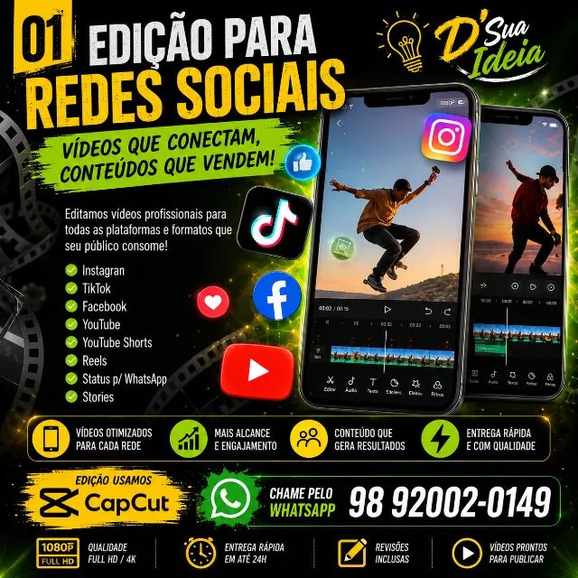 Edição de Videos (Redes Sociais) - Foto 4