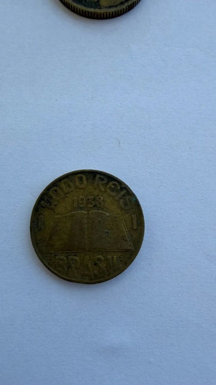 moeda 1000 réis brasil 1938 - Foto 3