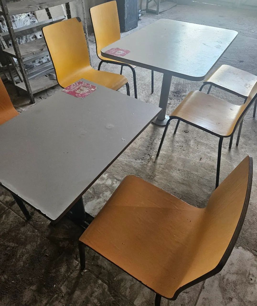 Mesas para sorveteria e lanchonetes. Completa com as cadeiras. - Foto 4