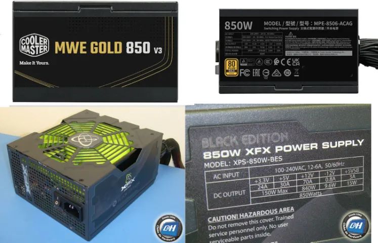 fontes ATX 850w 80plus