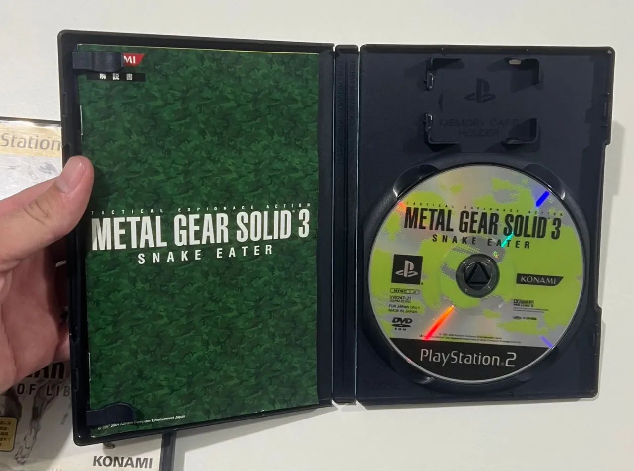 Metal gear solid 2 e 3 ps2 - Foto 3