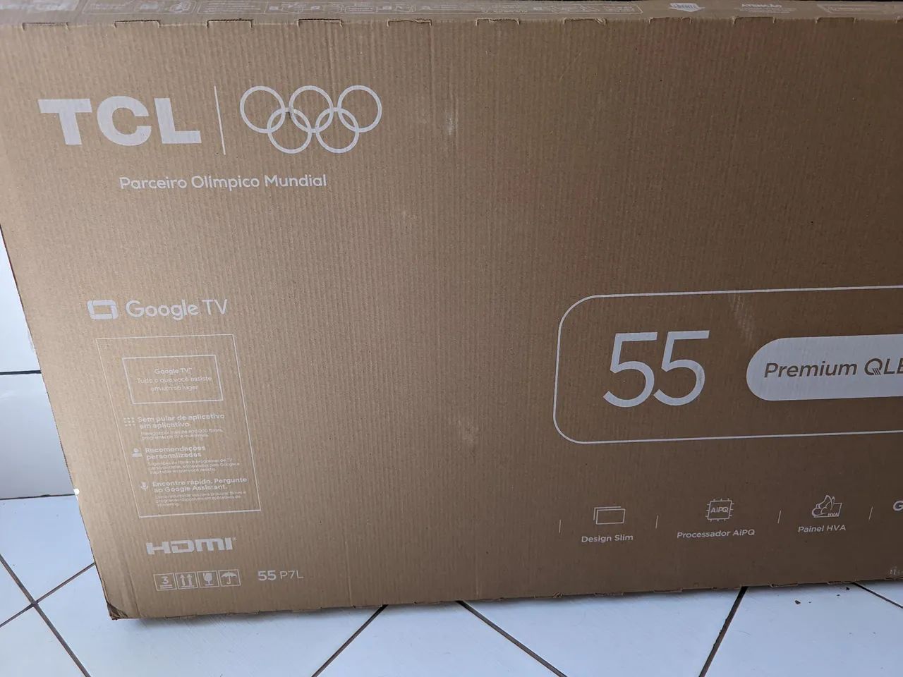 Tv 55 polegadas qled 4k TCL nova  - Foto 4