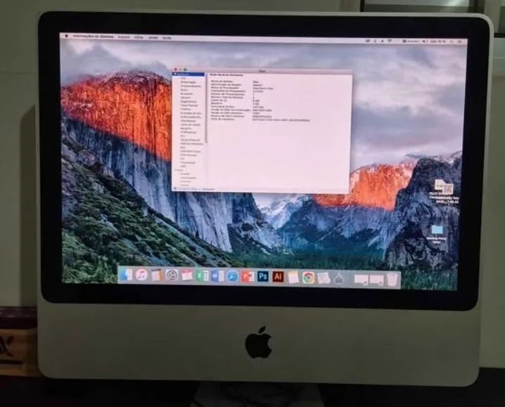 Computador iMac Early 2008 Apple, em aço, 20pol<br> - Foto 3
