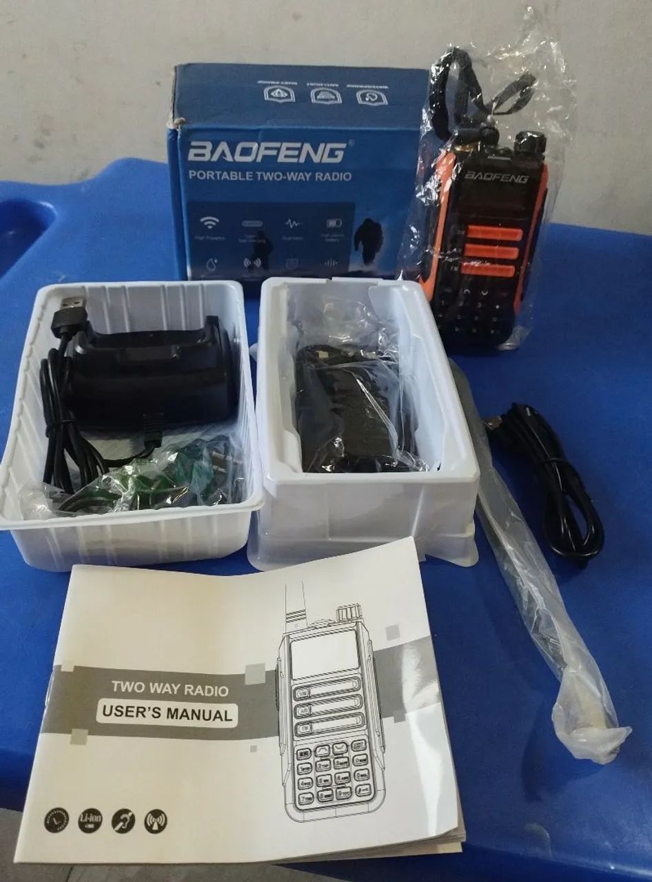 1 Unidade HT Walkie Talkie Baofeng UV 16 - Foto 2
