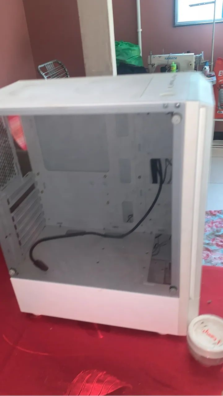Gabinete risemode branco + 3 fans brancas rgb - Foto 2