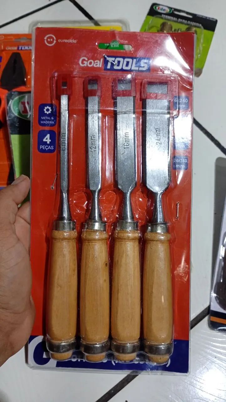 Jogo de Formão 4 peças  - Foto 5