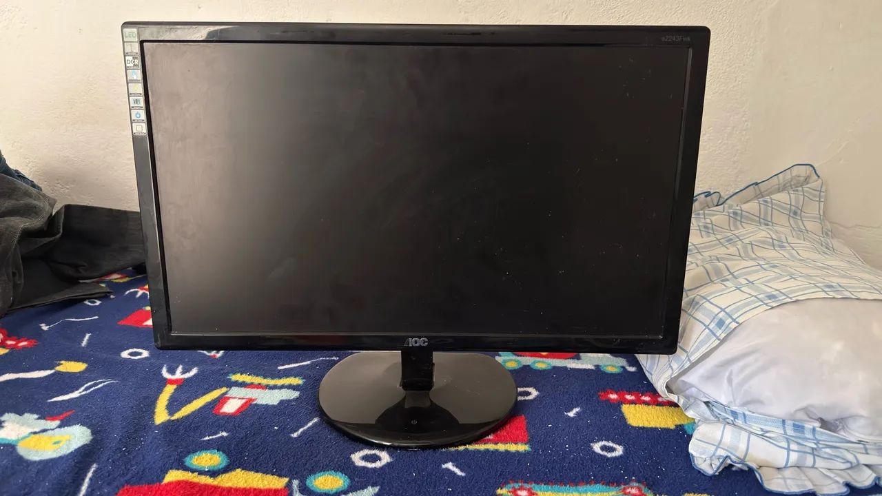 Monitor 21,5 polegadas e pc semi gamer  - Foto 5