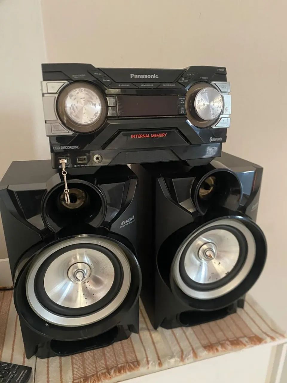 Som Panasonic 2 caixas som altissimo - Foto 4