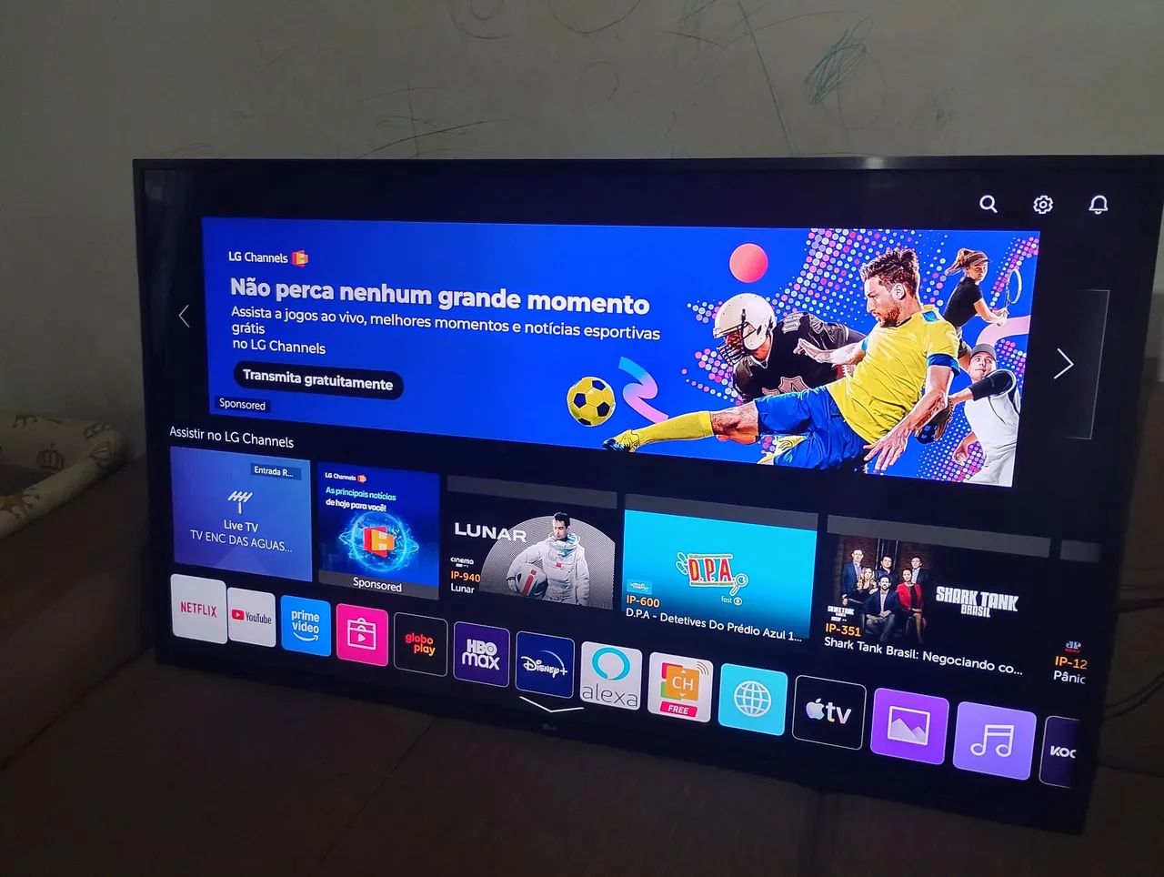 Smartv 55" LG 4K UHD Modelo Novo