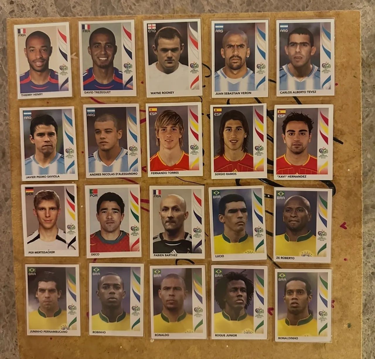Figurinhas - Copa 2006 