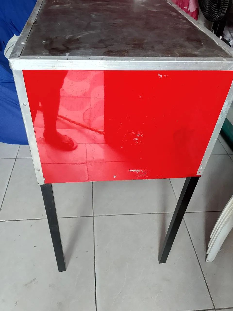 Bancada de ferro para todos os tipos,  máquina de crepes, pastel, algodão doce. - Foto 3