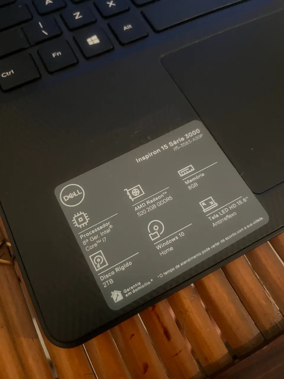 Notebook Dell inspiron 15 série 3000 - Foto 3