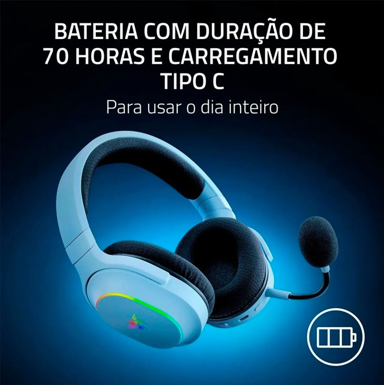 Razer Barracuda X Chroma White - Fones de Ouvido - Jardim dos