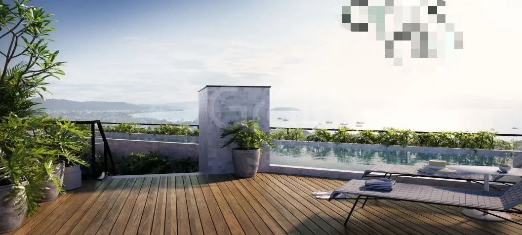 Apartamento de 49,35m² com 1 quarto na Cachoeira do Bom Jesus, em Florianopólis.