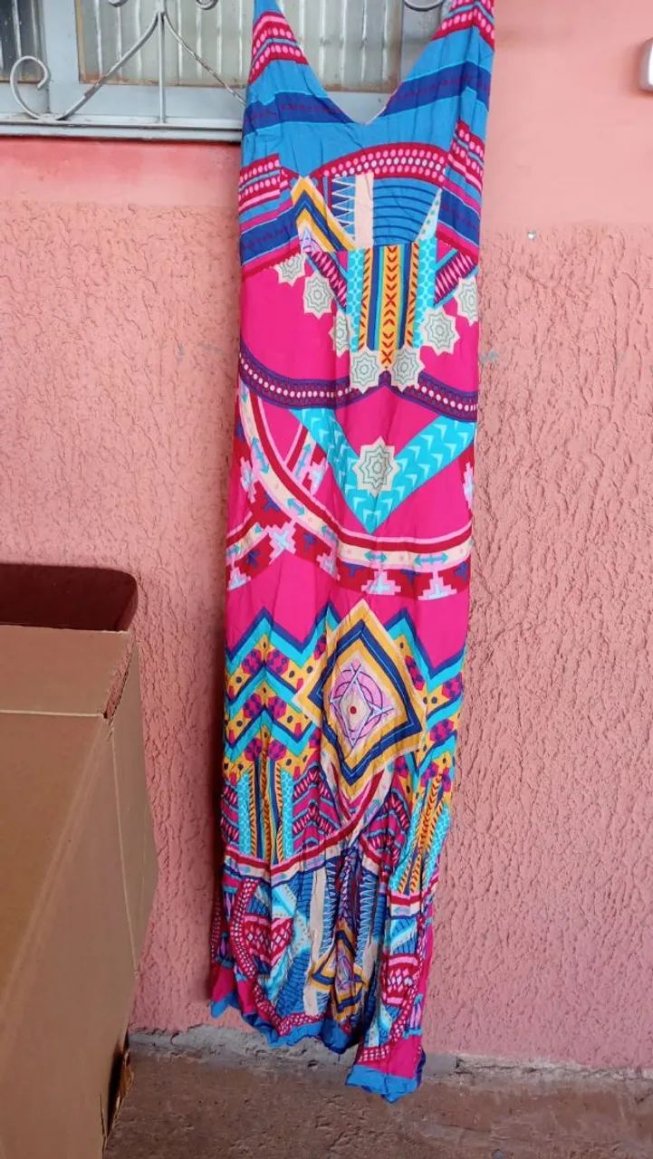 Vestido viscose M estado de novo  - Foto 2