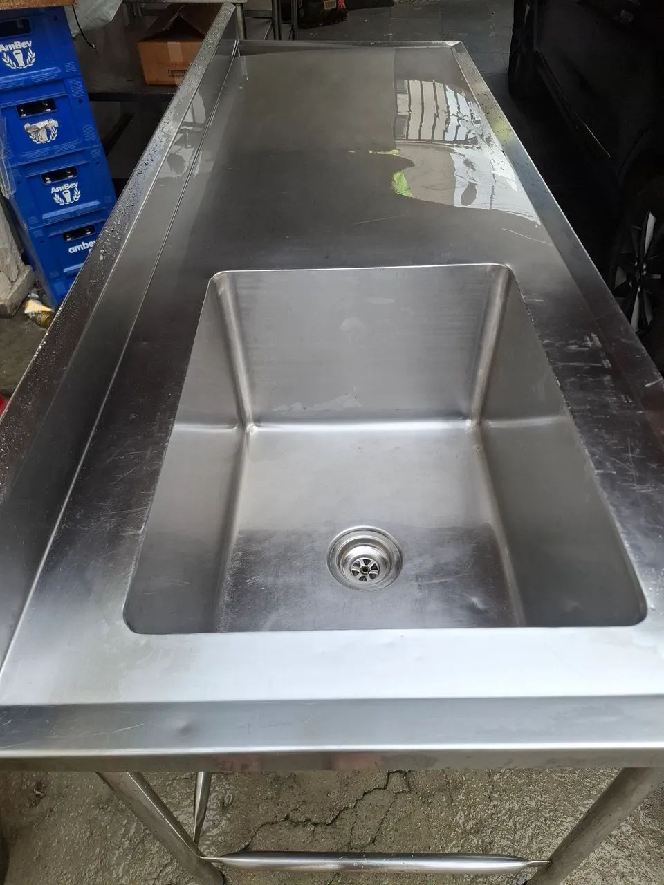 Vendo bancadas de aço inox 
