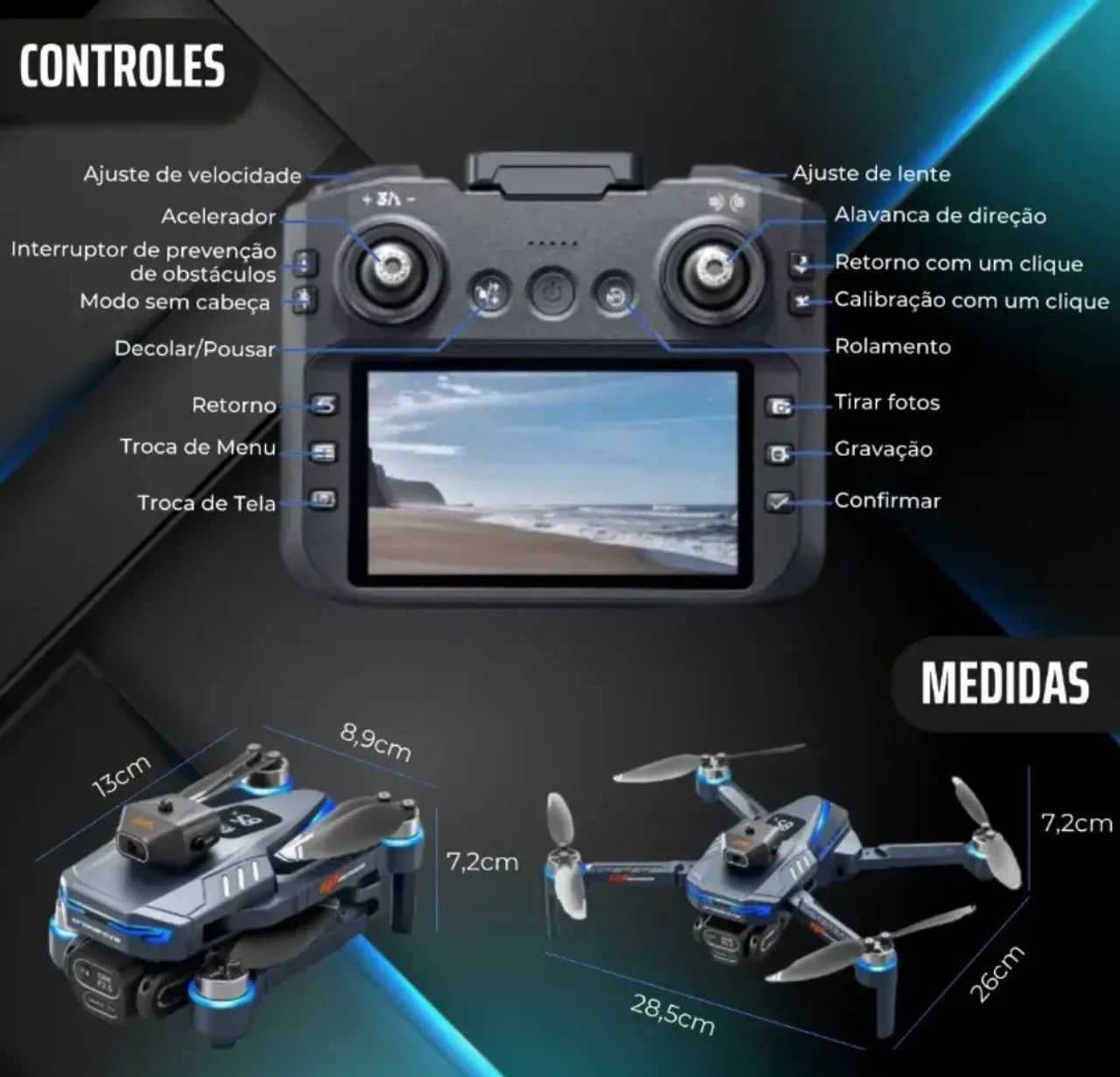 drone modelo GT8 - Foto 3