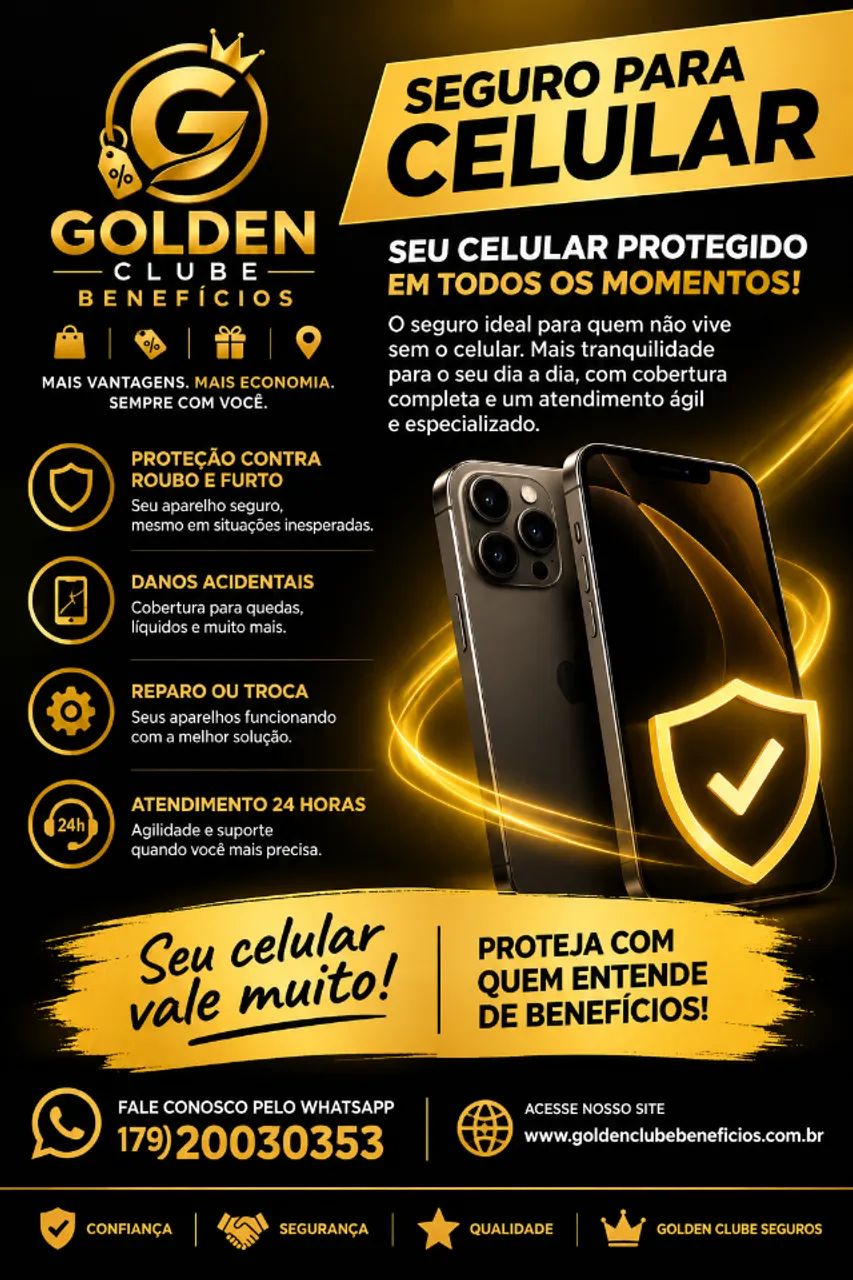 Seguros para Celulares e equipamentos de informática