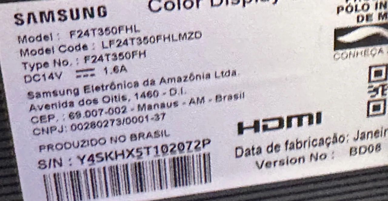 Monitor Samsung full HD tela IPS - Foto 3