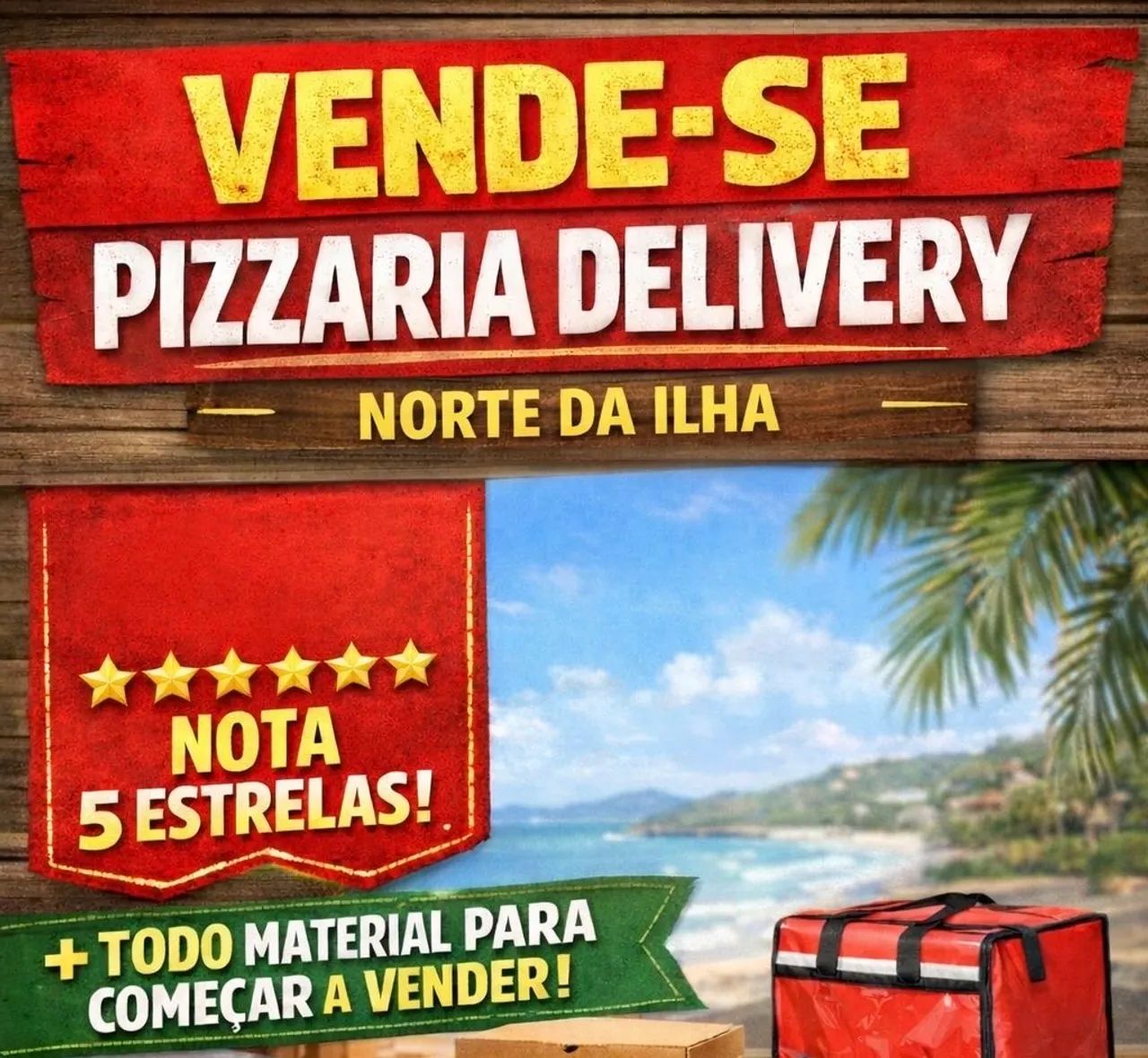VENDO PIZZARIA EM FUNCIONAMENTO