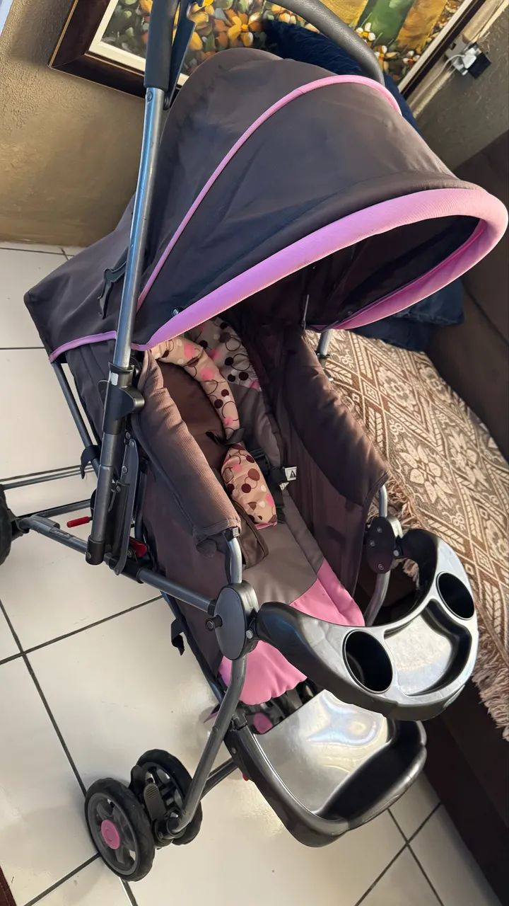 Carrinho de bebê e bebê conforto  - Foto 5