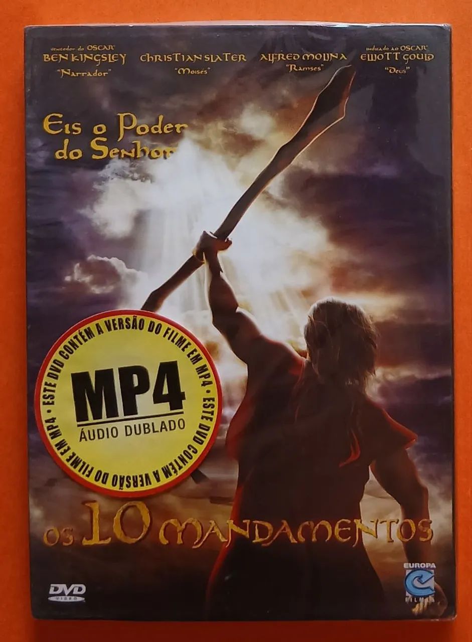Dvd (Lacrado) Os 10 Mandamentos - Luva