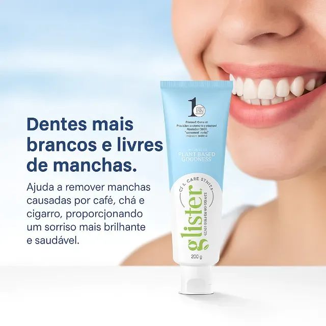 Pasta De Dente Glister 200g - Creme Dental - Foto 2