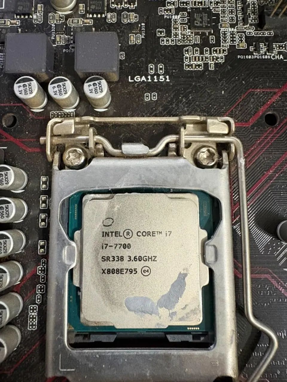 i7 7700 com placa mae e cooler box