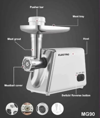 Moedor de Carne Eletrico 220v 2500w - Foto 3