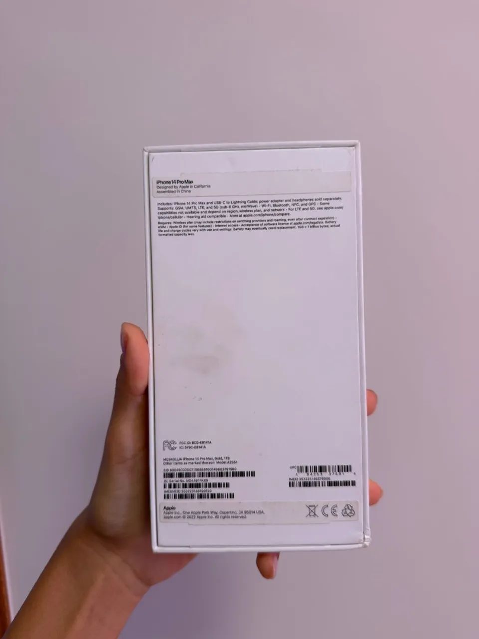 Apenas a Caixa IPhone 14 Pro Max  - Foto 4