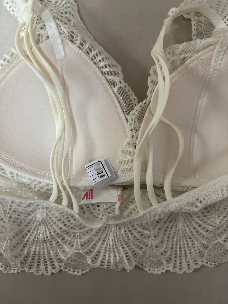 Top renda novo branco com etiqueta  - Foto 4
