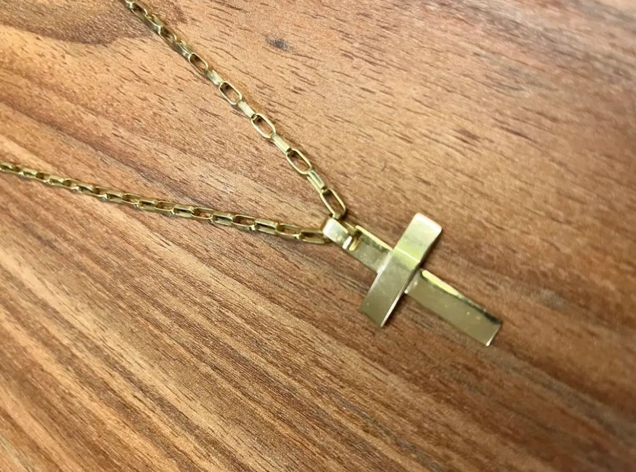 Cordão de ouro 18k maciço  - Foto 5
