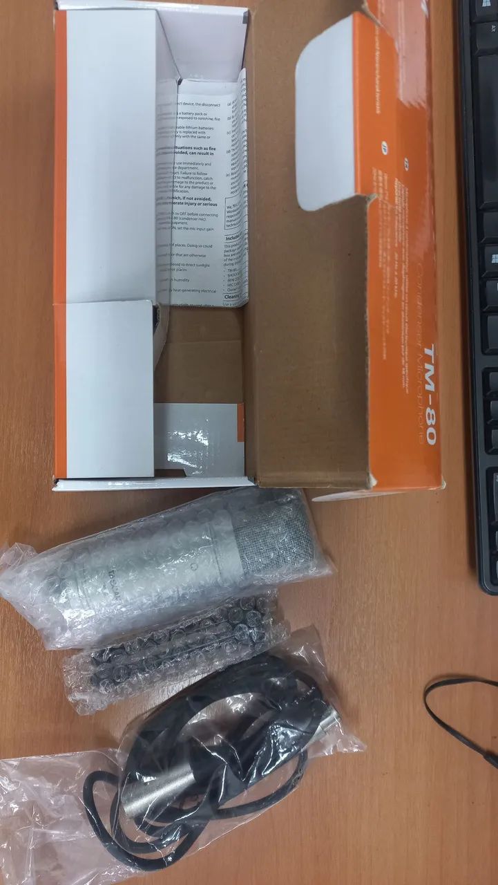 Microfone Tascam TM-80 Condensador. - Foto 3