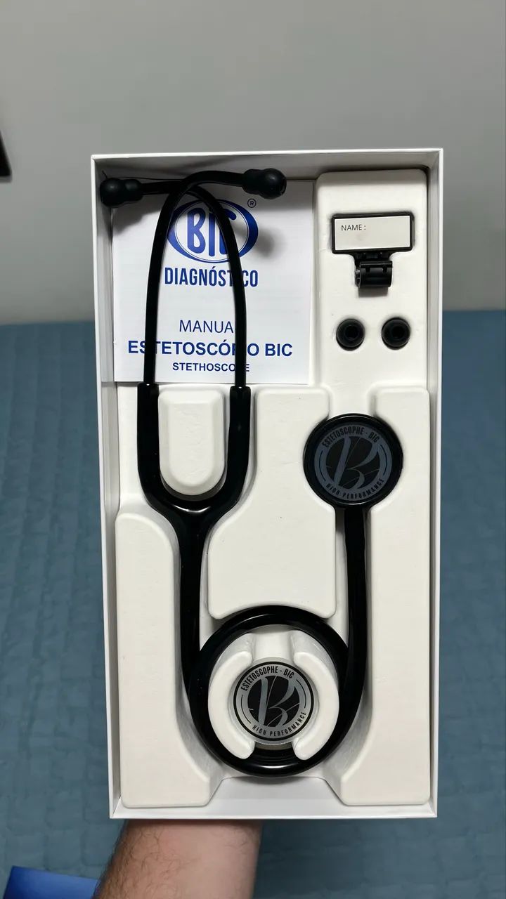 Estetoscópio BIC All black