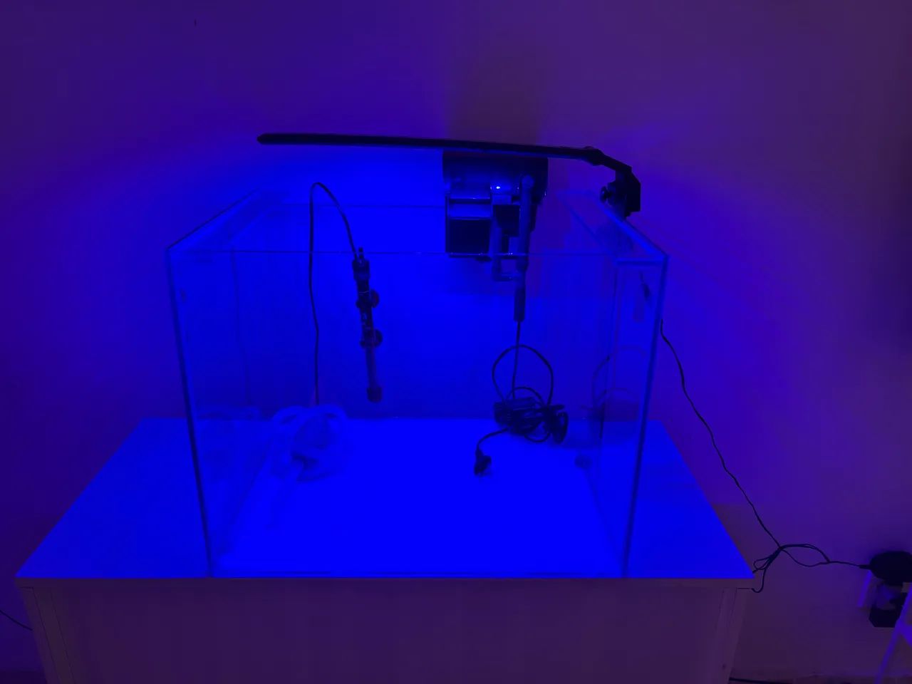 aquário 80 litros com filtro e luminária  - Foto 3