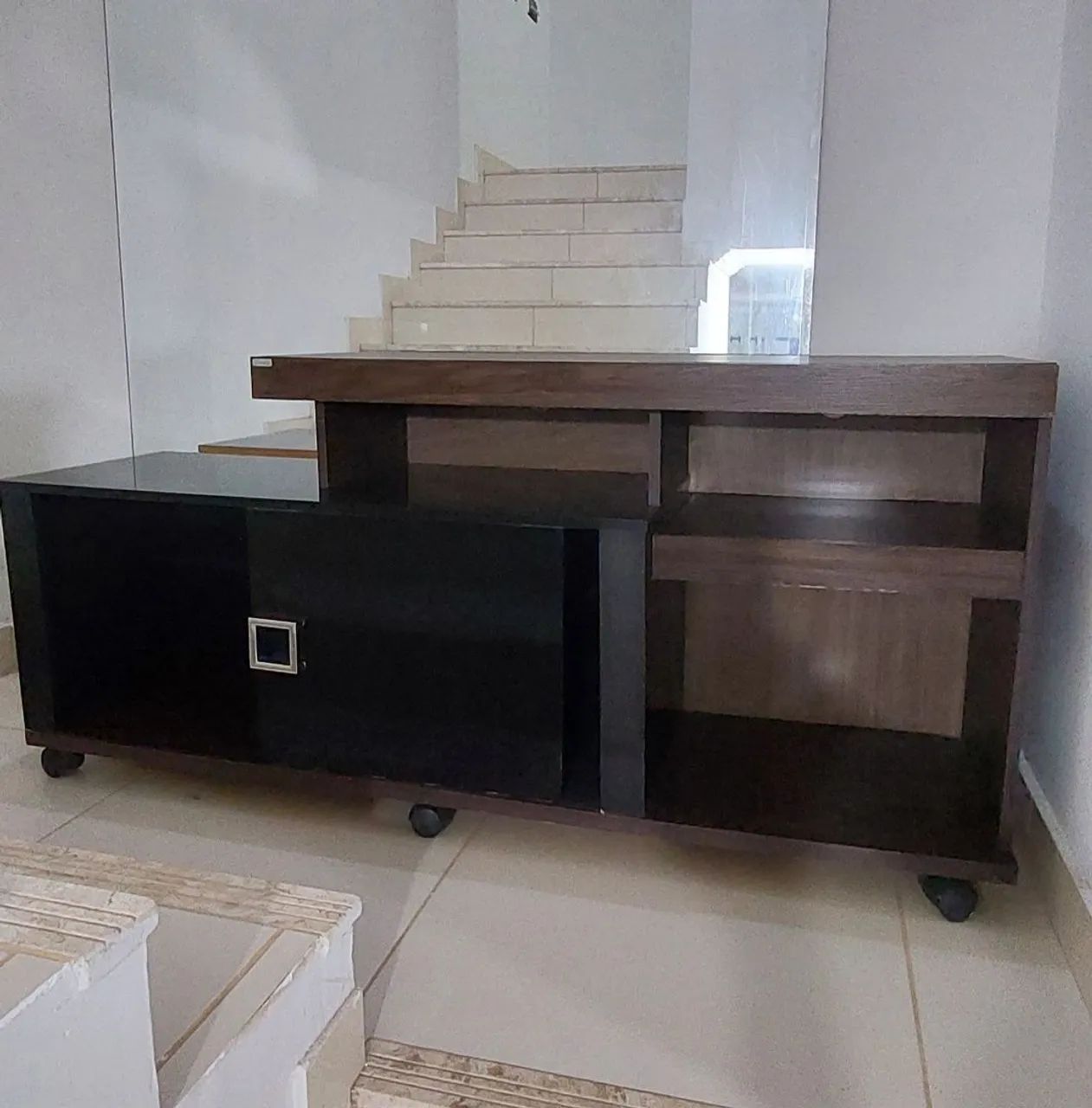 Rack grande com rodinhas para TV até 75'