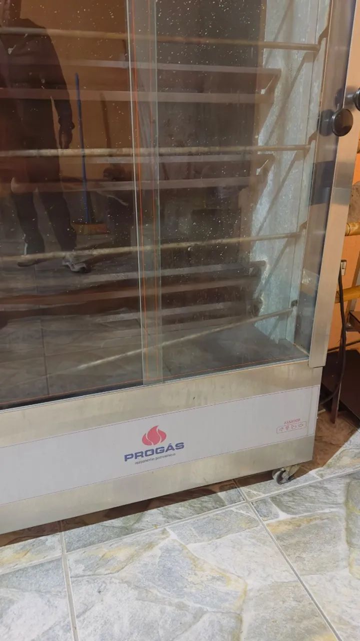 Máquina de assar frango completa progas com mesa e acessórios  - Foto 2