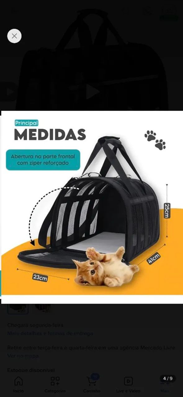 Bolsa de transporte Flexível para pet - Foto 2