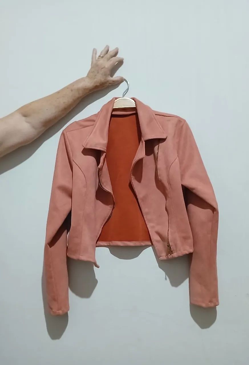 Jaqueta rosa salmão  - Foto 3