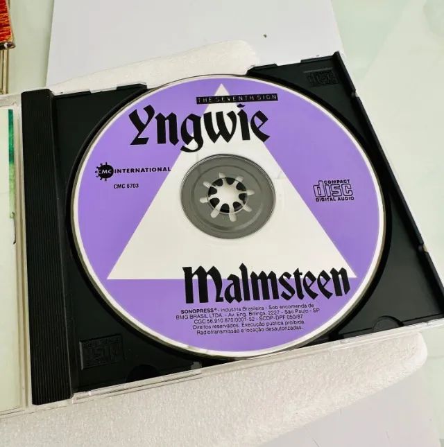 Cd Yngwie Malmsteen - The Seventh Sign 1996 - CDs, DVDs etc