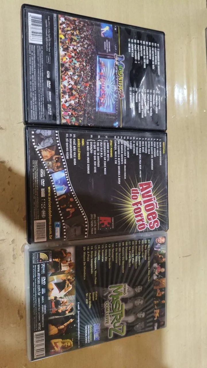 DVDs de Forró - Aviões, Mastruz e Magníficos - Foto 4