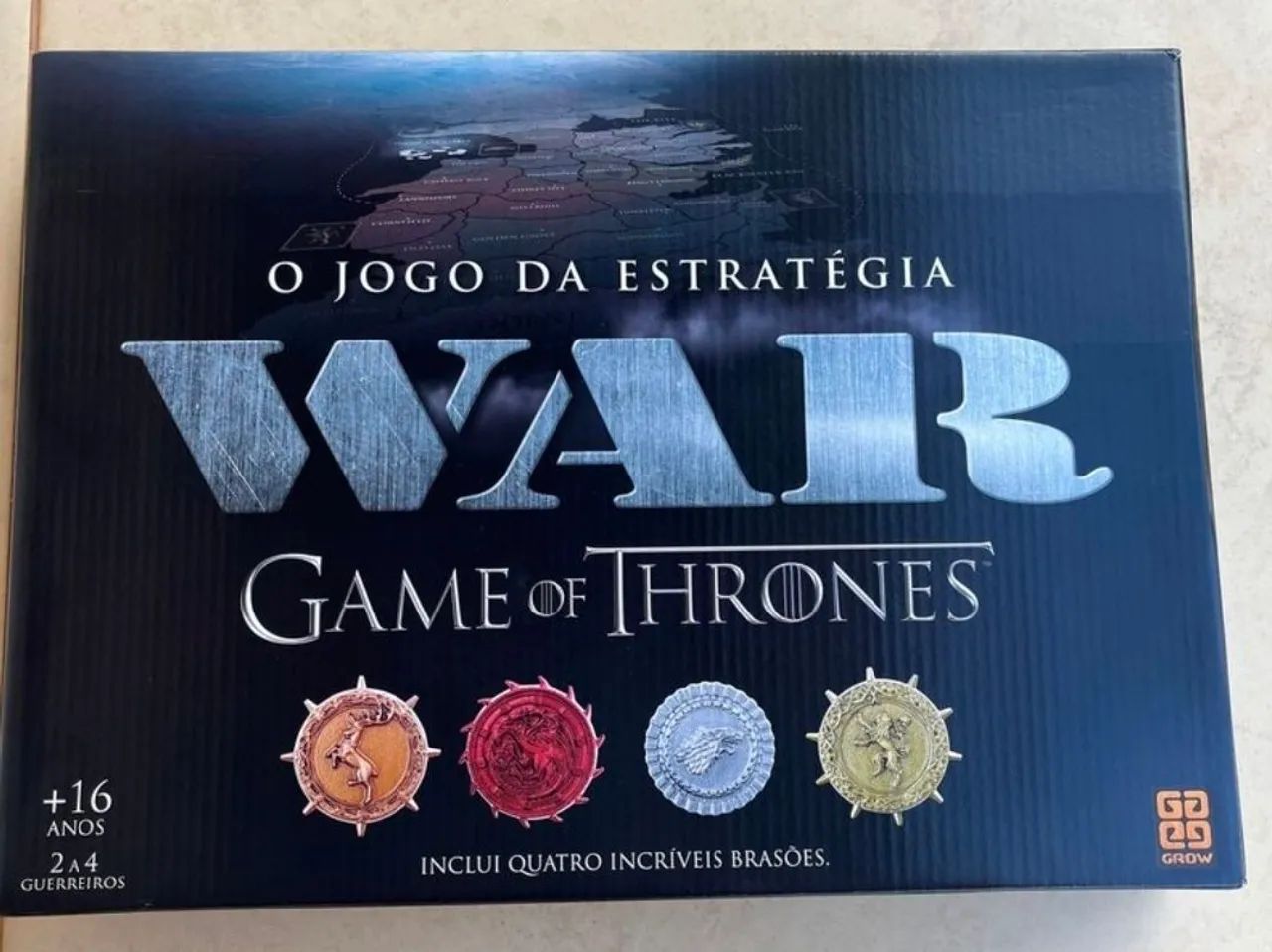 Jogo War de Game of Thrones praticamente novo