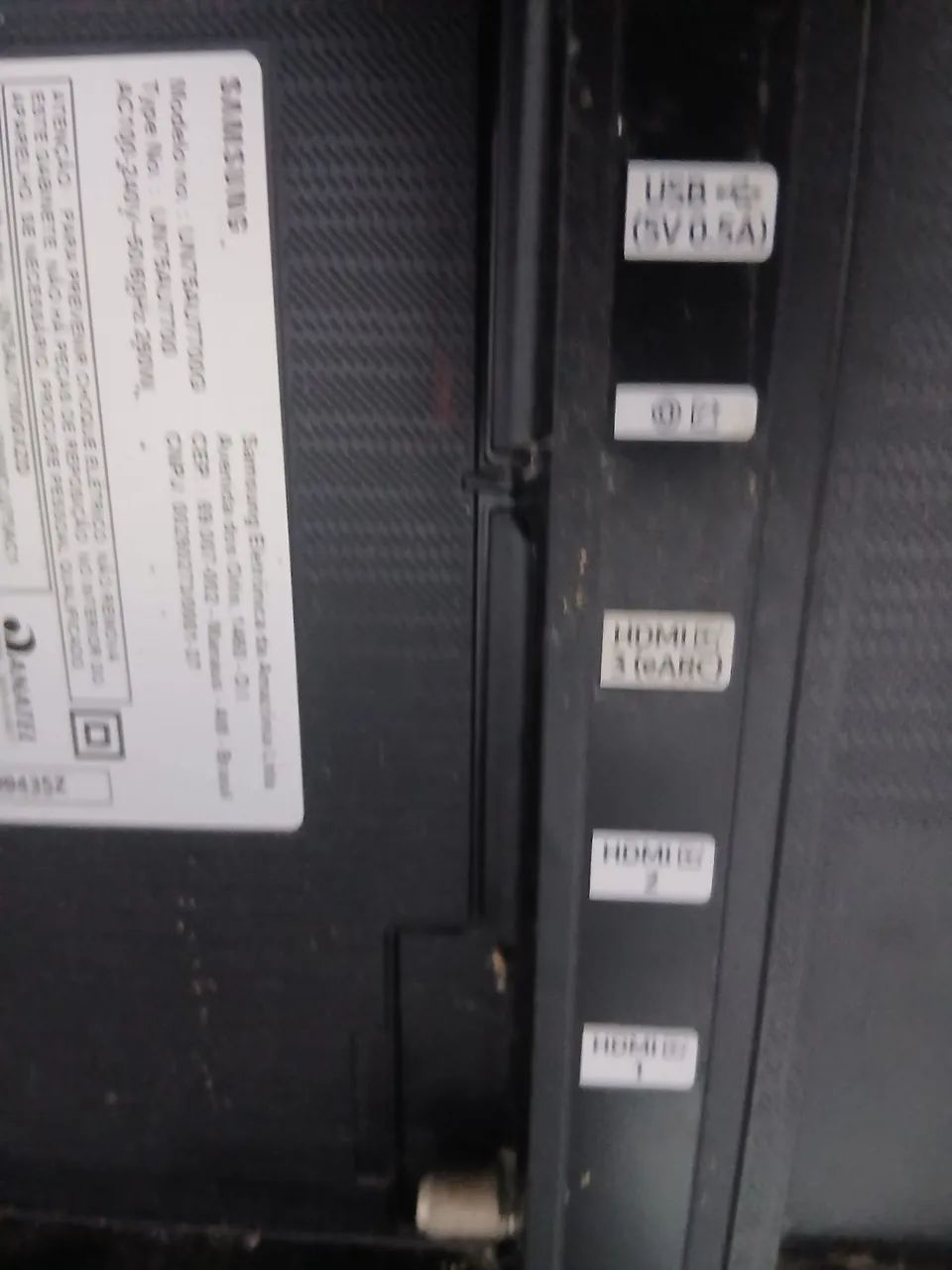 TV Samsung 75 polegadas pra reparo  - Foto 4