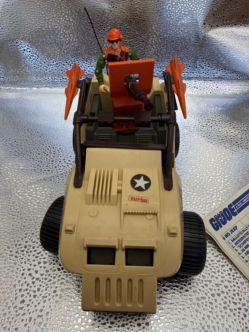 Gi Joe Desert Fox com o Piloto Skidmark comandos em ação - Hobbies