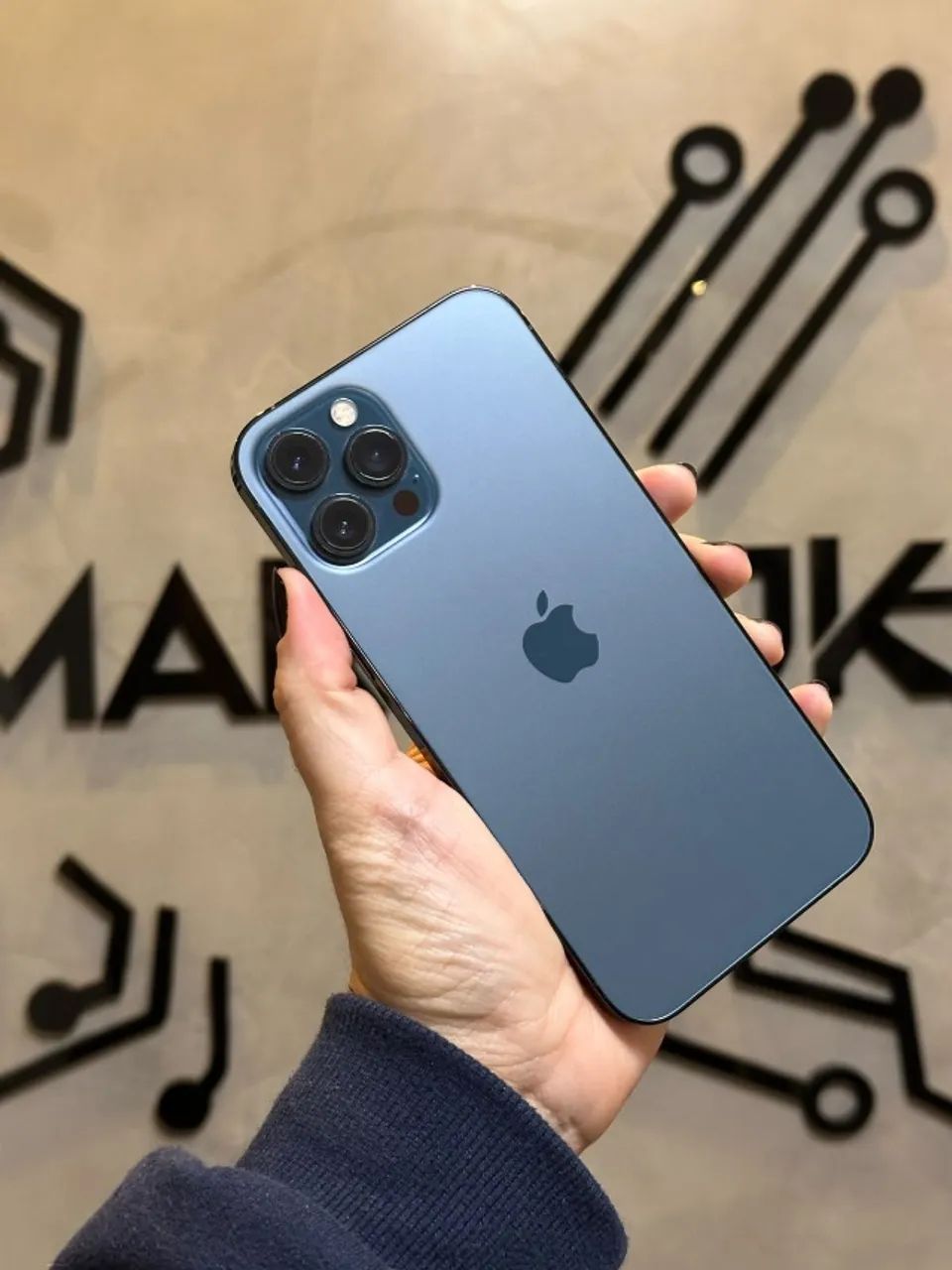 iPhone 12 Pro Max Blue 256GB (Nota e 3 meses de garantia