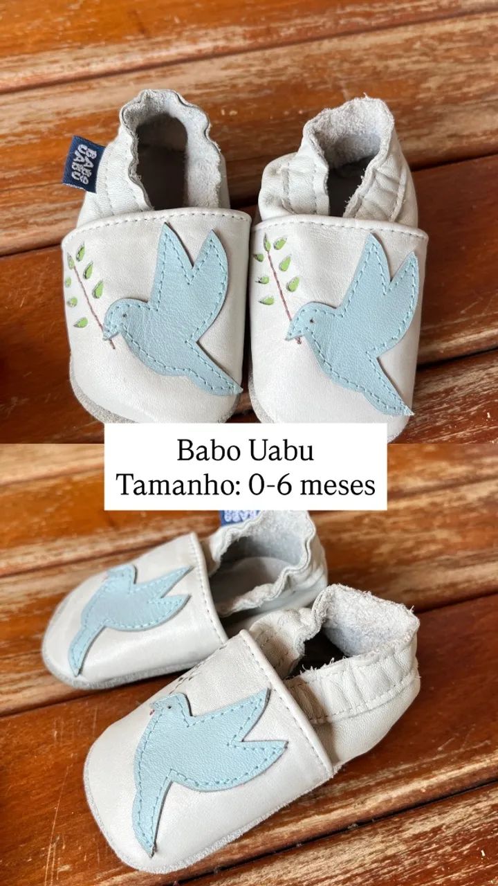 Sapato de bebê Babo Uabu
