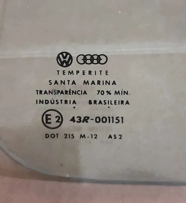 Vidro Tampa Mala vigia Gol Quadrado 80/1995 Original Vw Novo - Foto 2