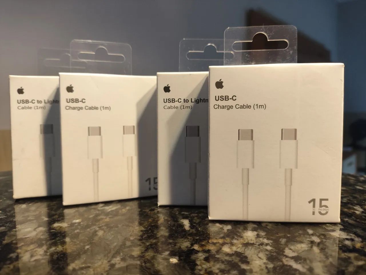 CABO APPLE PARA IPHONE CARREGADOR 1M - Foto 3